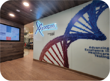 Front view of Synapse Laboratory office building in Kelana Jaya